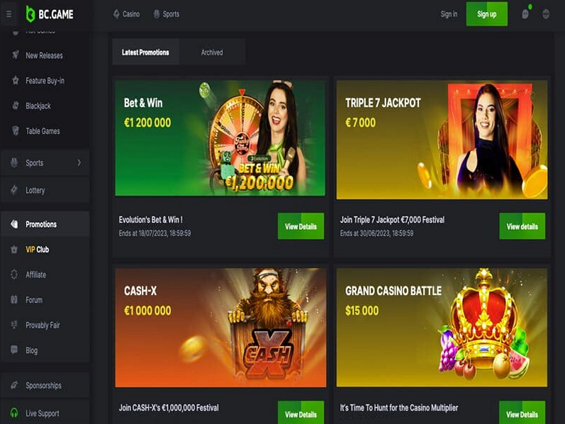 Welcome Bonus at Bcgame Casino